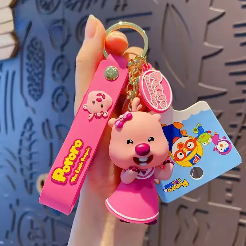 Genuine Pororo & Pals Iconic 3D Keychain