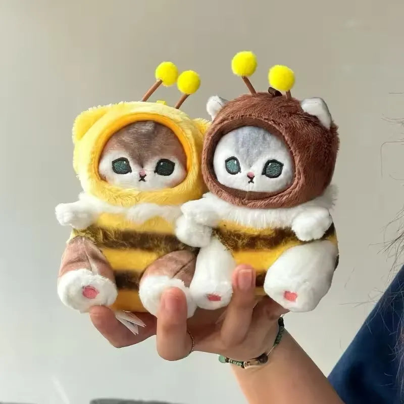 Mofusand Bee Series Plush Keychain