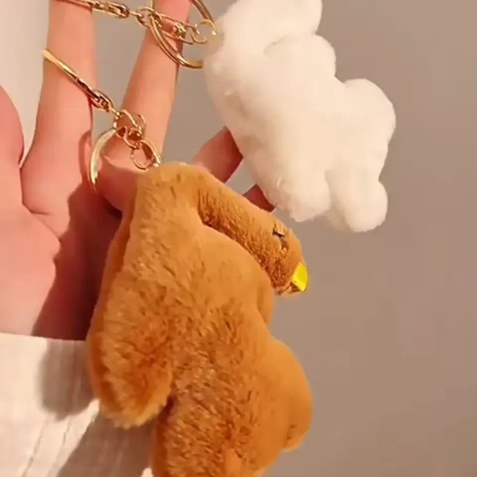 Roast Duck Zen Plush Keychain