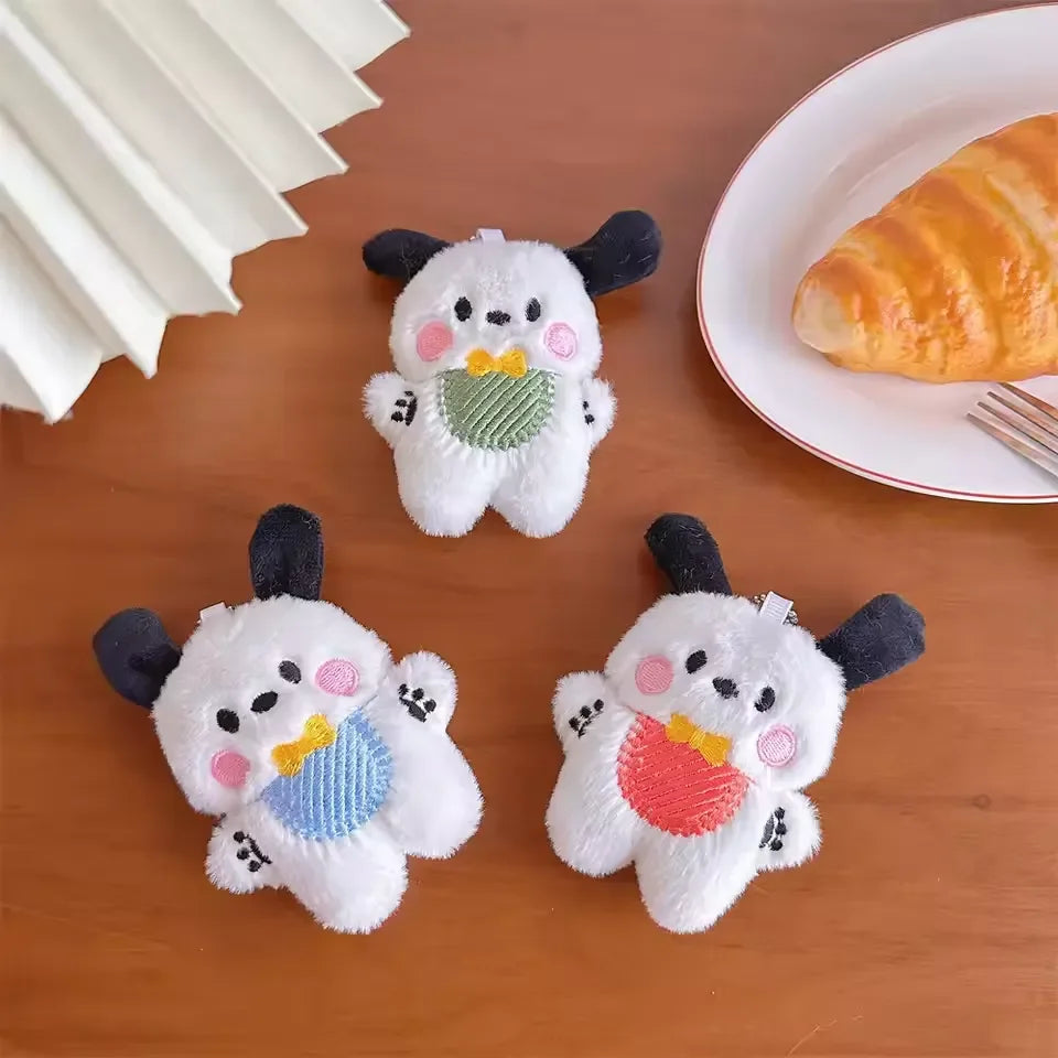 Pochacco Tiny Bib Plush Keychain