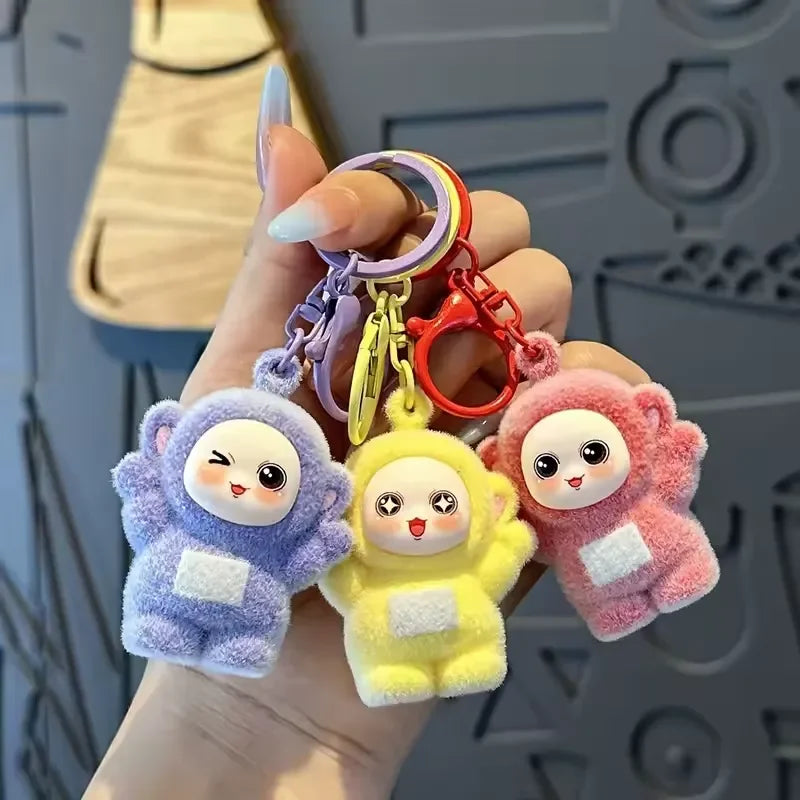 Teletubbies Fuzzy Plush Keychain