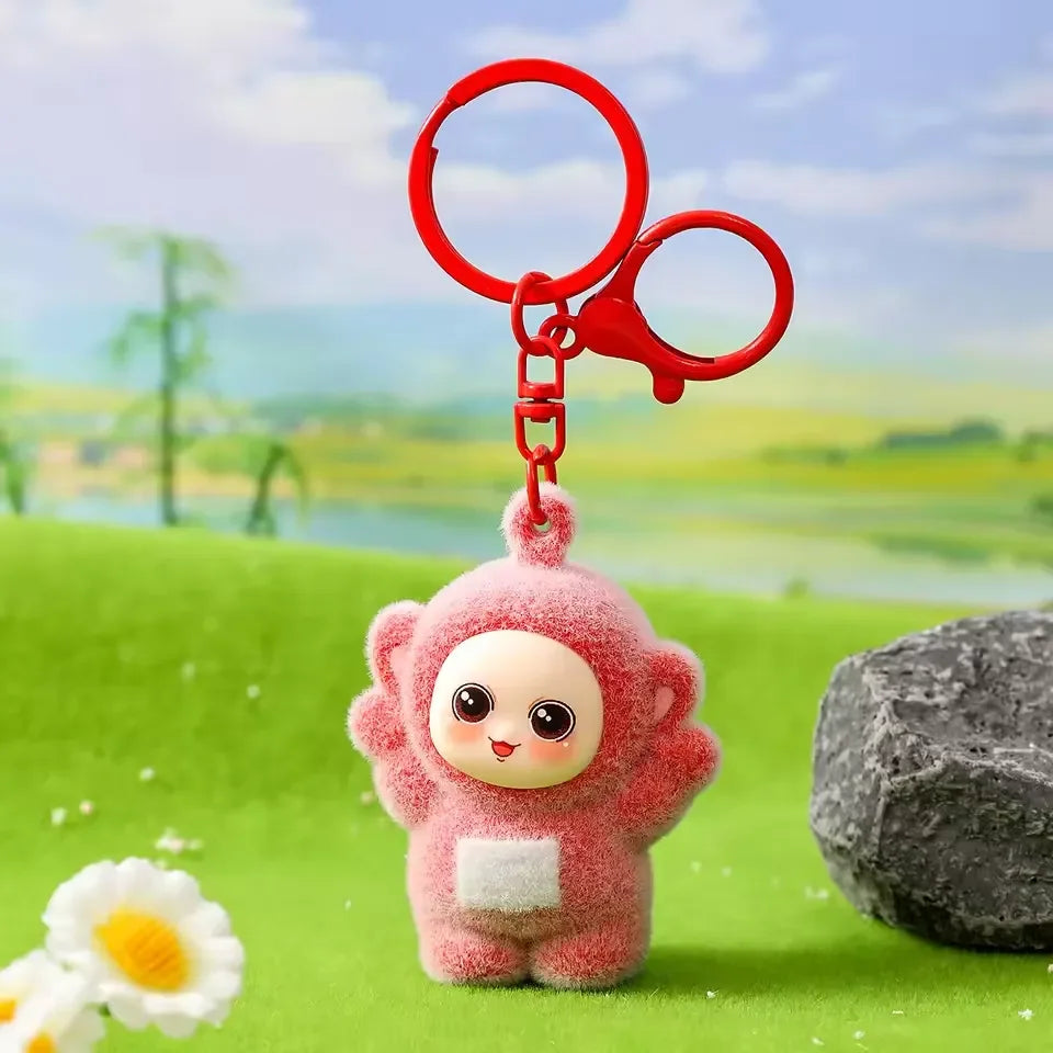 Teletubbies Fuzzy Plush Keychain