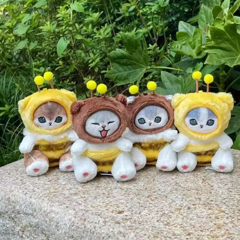 Mofusand Bee Series Plush Keychain