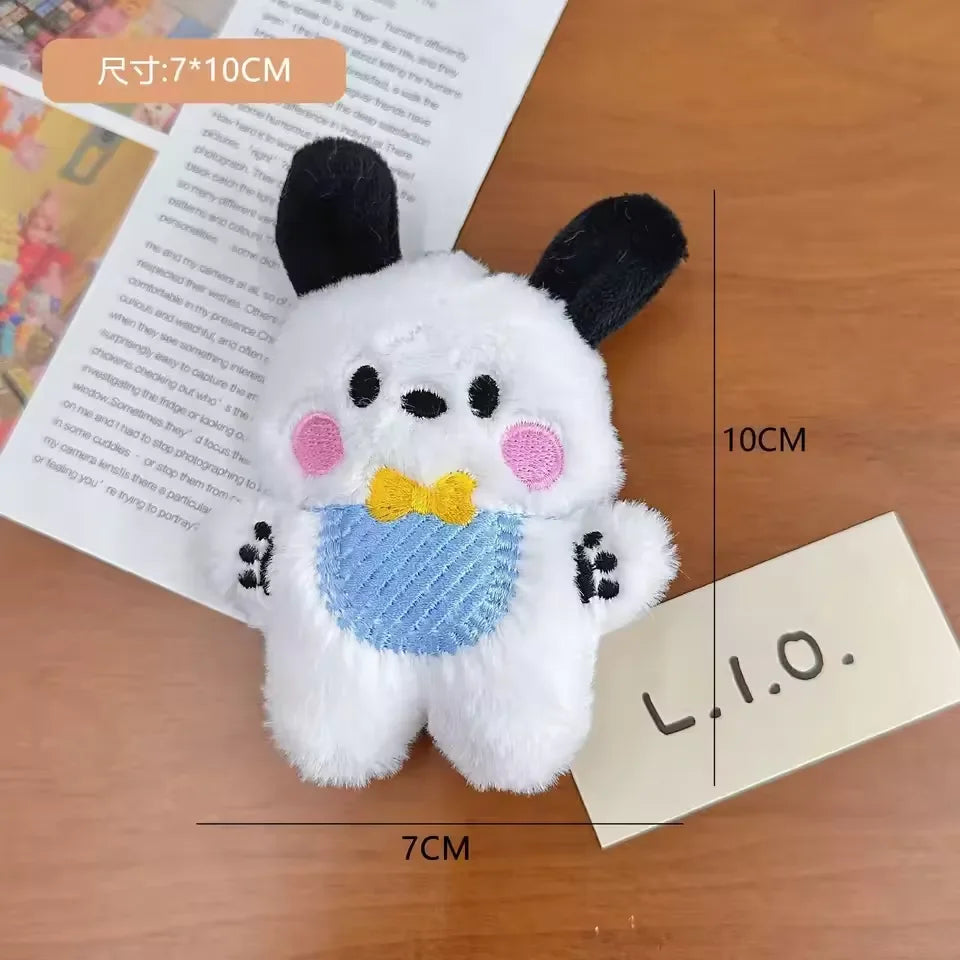Pochacco Tiny Bib Plush Keychain