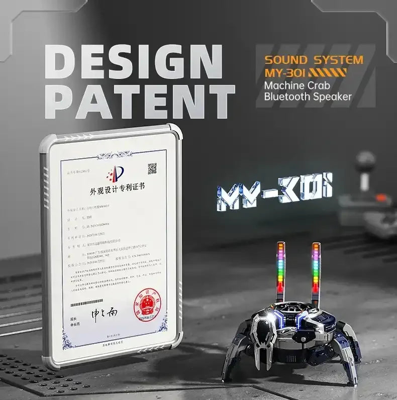 Mecha-Claw RGB Mechanical Bluetooth Speaker