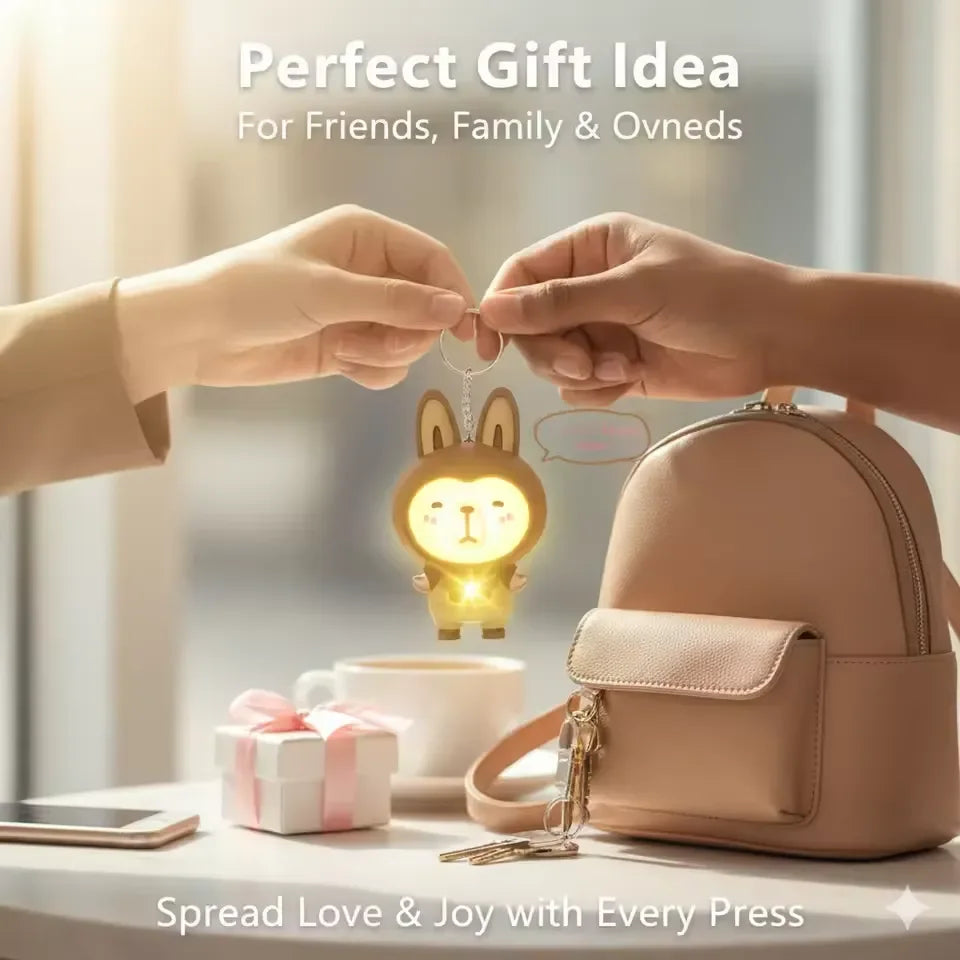 Magic Message I Love You Keychain