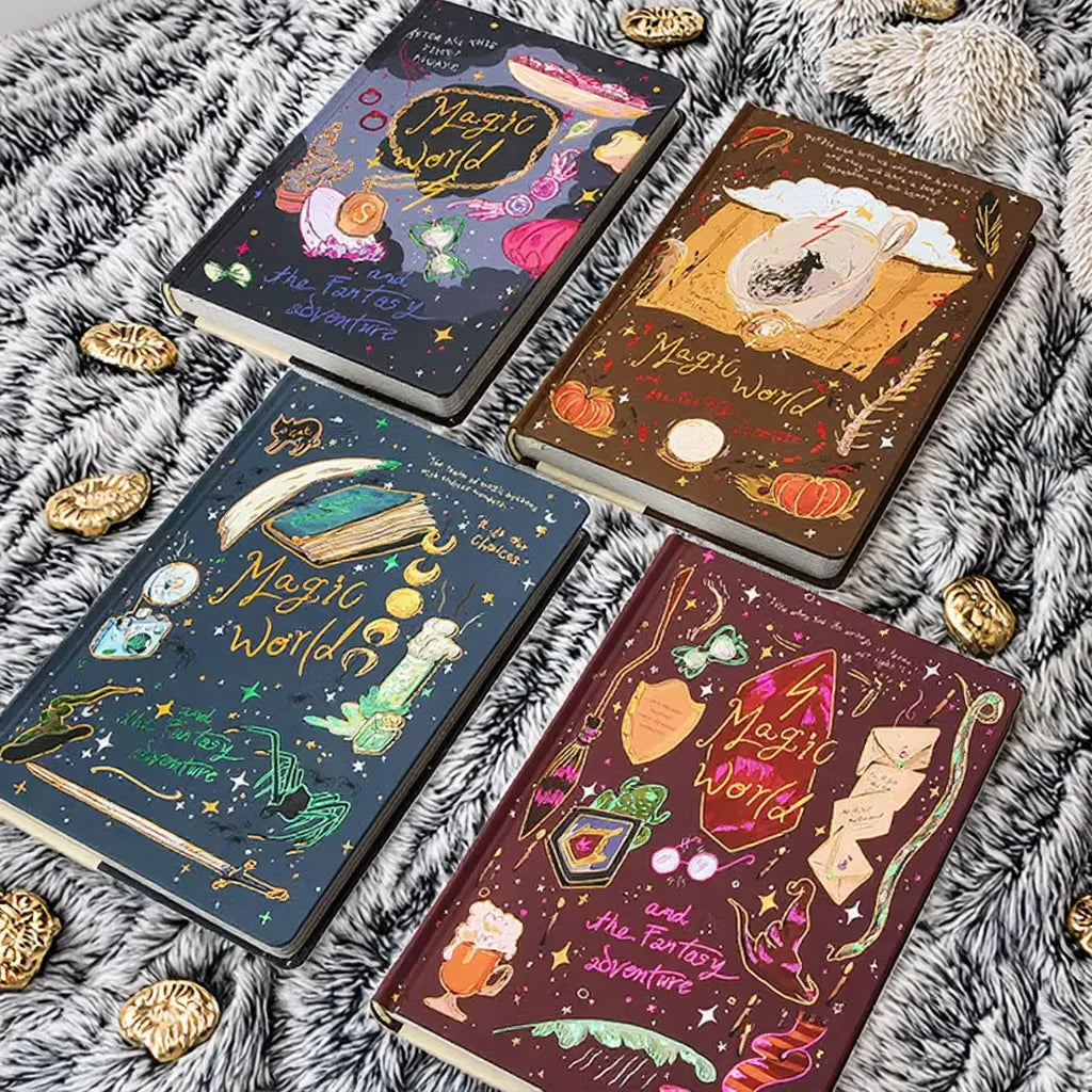 Magic World Illustrated A5 Notebook