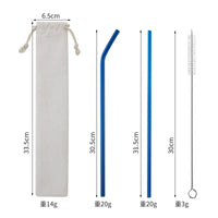 Vibrant Metal Straw Set for Stanley Cup (Pack of 2)