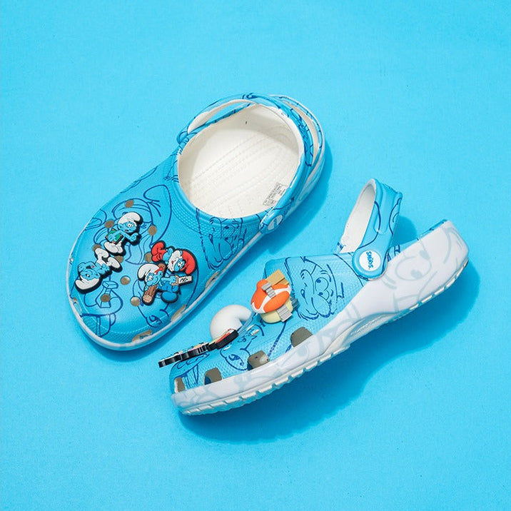 Smurfs Retro Blue Heritage Clogs
