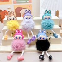 Labubu Long-Legged Plush Keychain