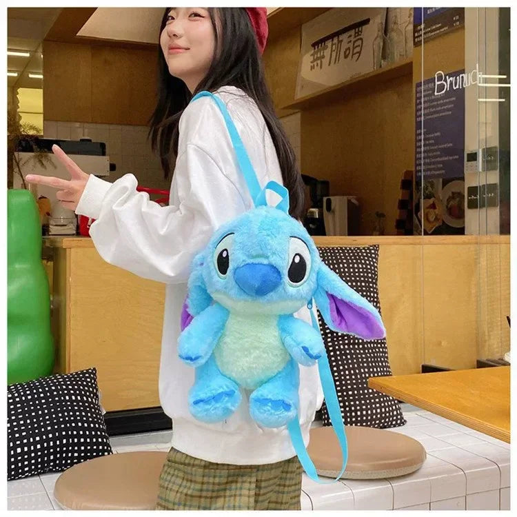 Stitch Galactic Cuddles Plush Backpack