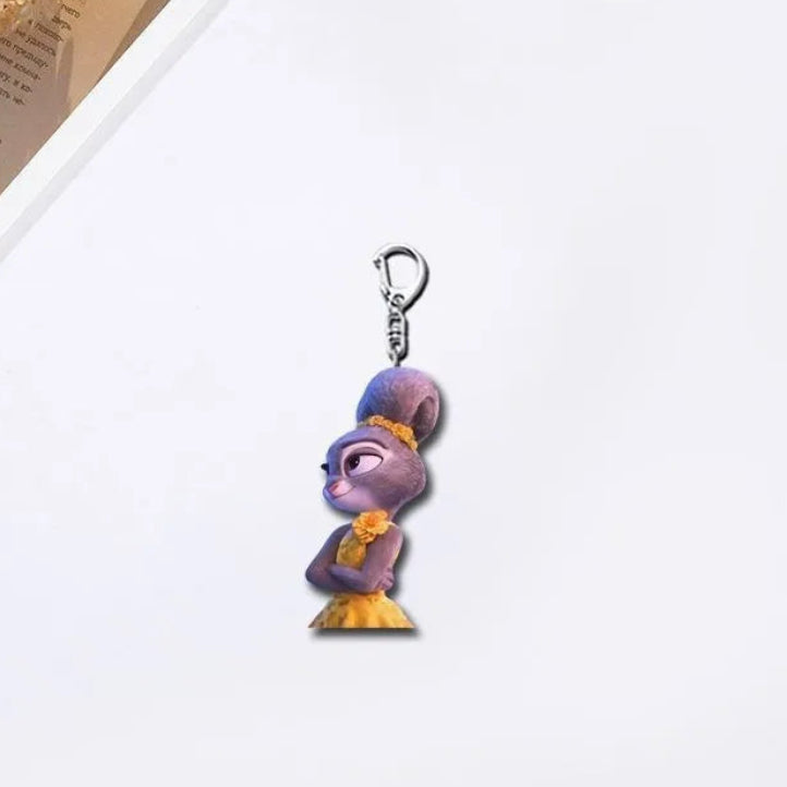 Zootopia 2 Selfie Squad Acrylic Charm Keychain