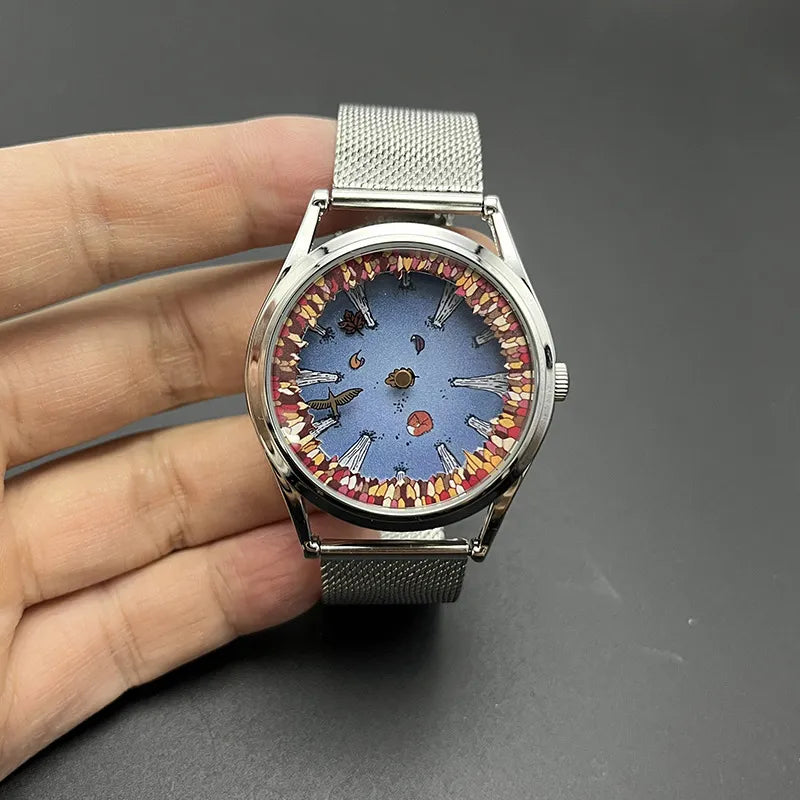 Autumn Day Forest Deconstructed Dial Creative Watch