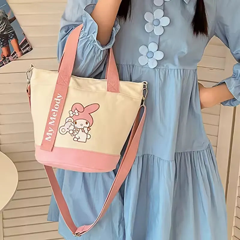 Sanliou Whimsy Canvas Shoulder Bag