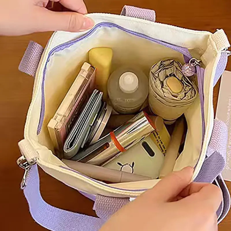 Sanliou Whimsy Canvas Shoulder Bag