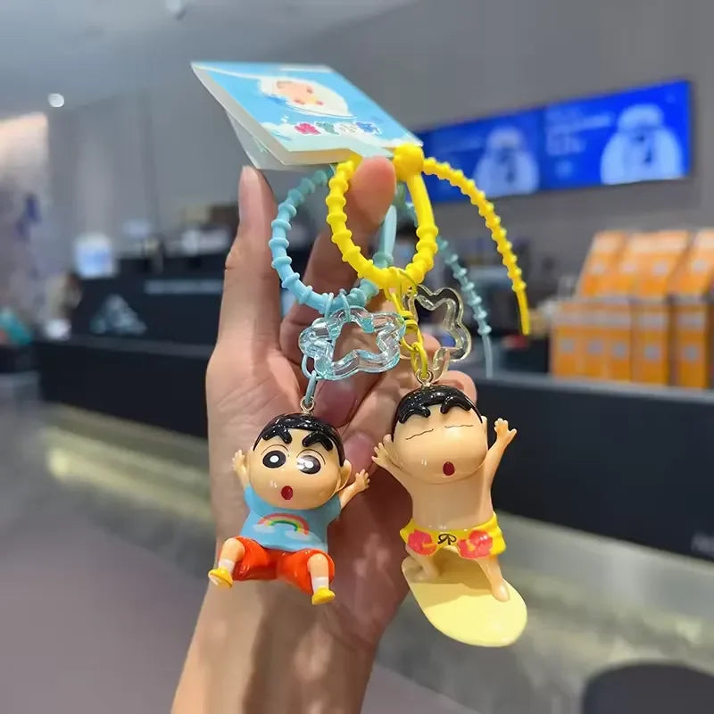 Genuine Shinchan Beach Tales Keychain