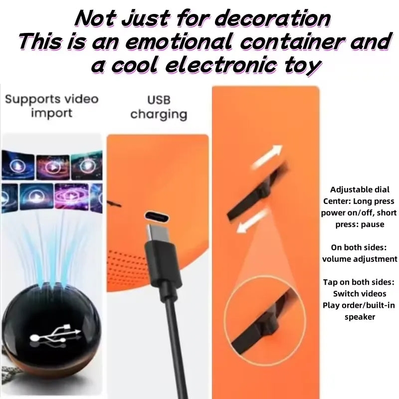 Memory Sphere Crystal Video Ball