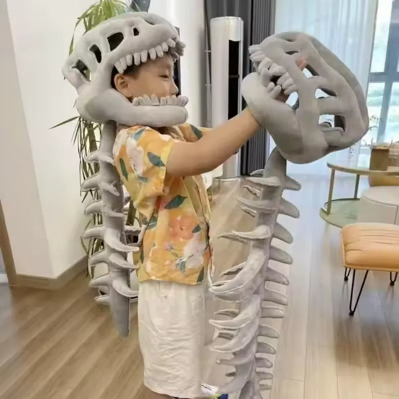 Wearable Dino-Bone Plushie