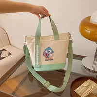 Sanliou Whimsy Canvas Shoulder Bag