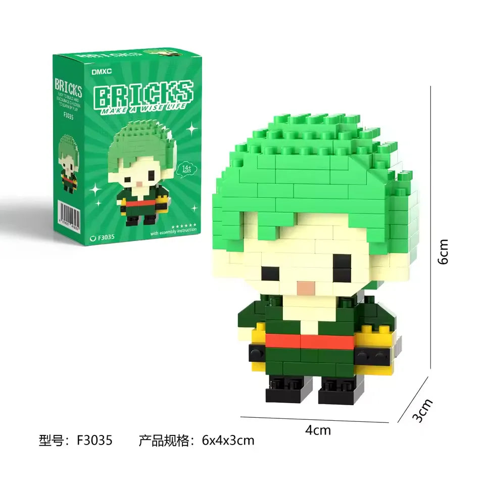 One Piece Micro Bricks Building Blocks