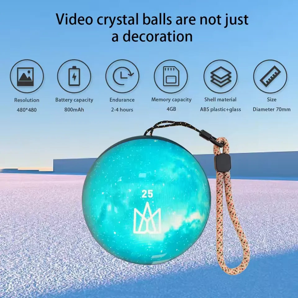 Memory Sphere Crystal Video Ball