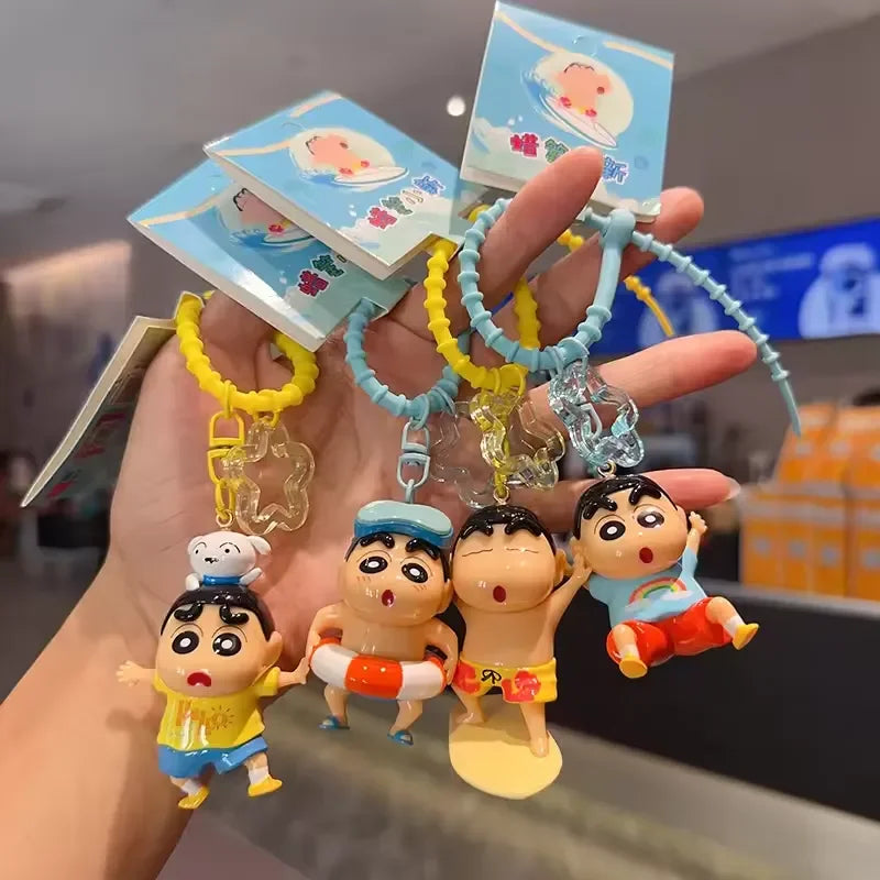 Genuine Shinchan Beach Tales Keychain