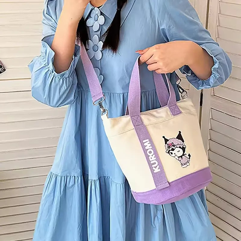 Sanliou Whimsy Canvas Shoulder Bag