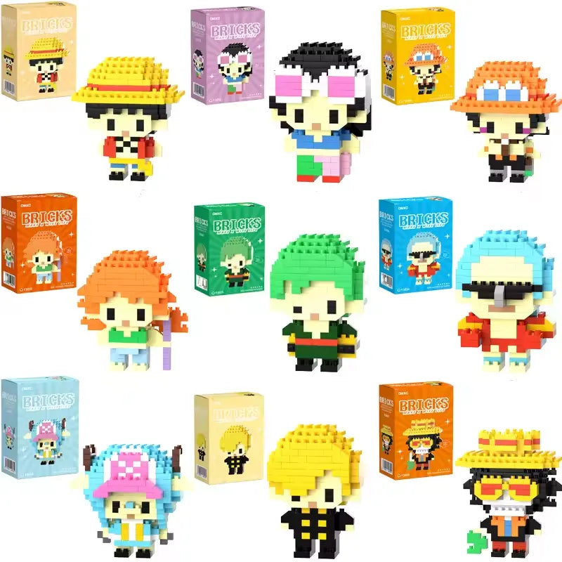 One Piece Micro Bricks Building Blocks