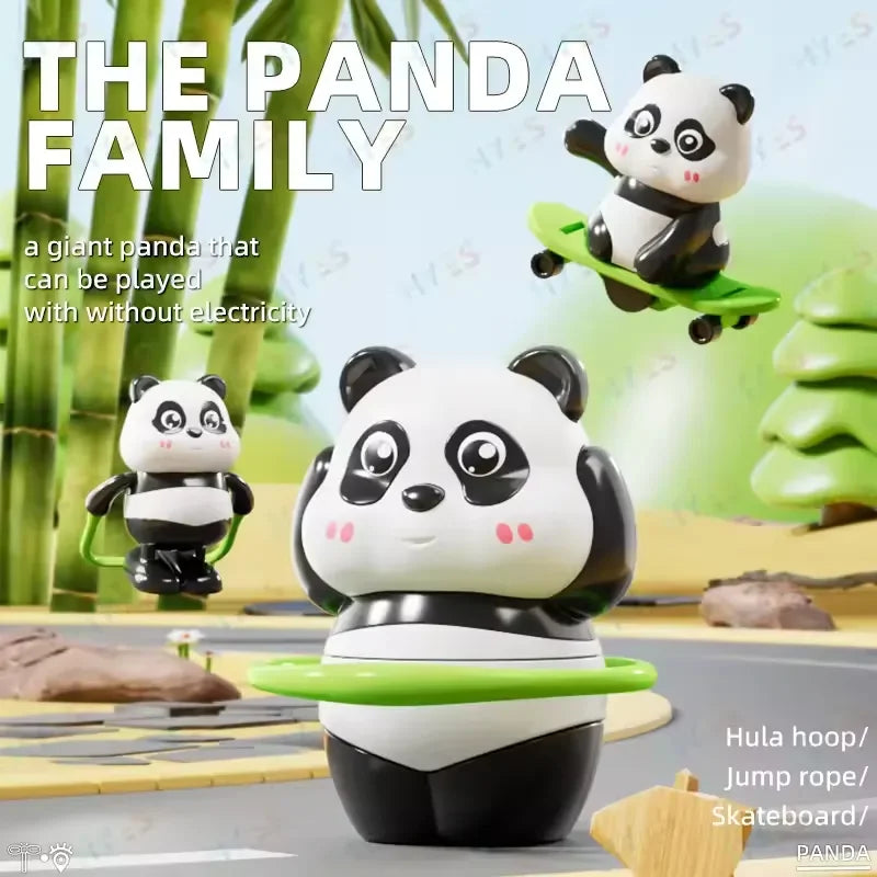 Bamboo Athlete Panda Wind-up Toy