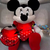 Mickey & Minnie Breathing Musical Plush