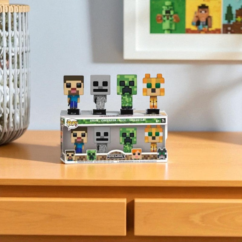 POP Style Mega Minecraft Figurines (Set of 4)