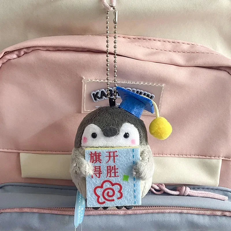 Globetrotter Penguin Plush Keychain