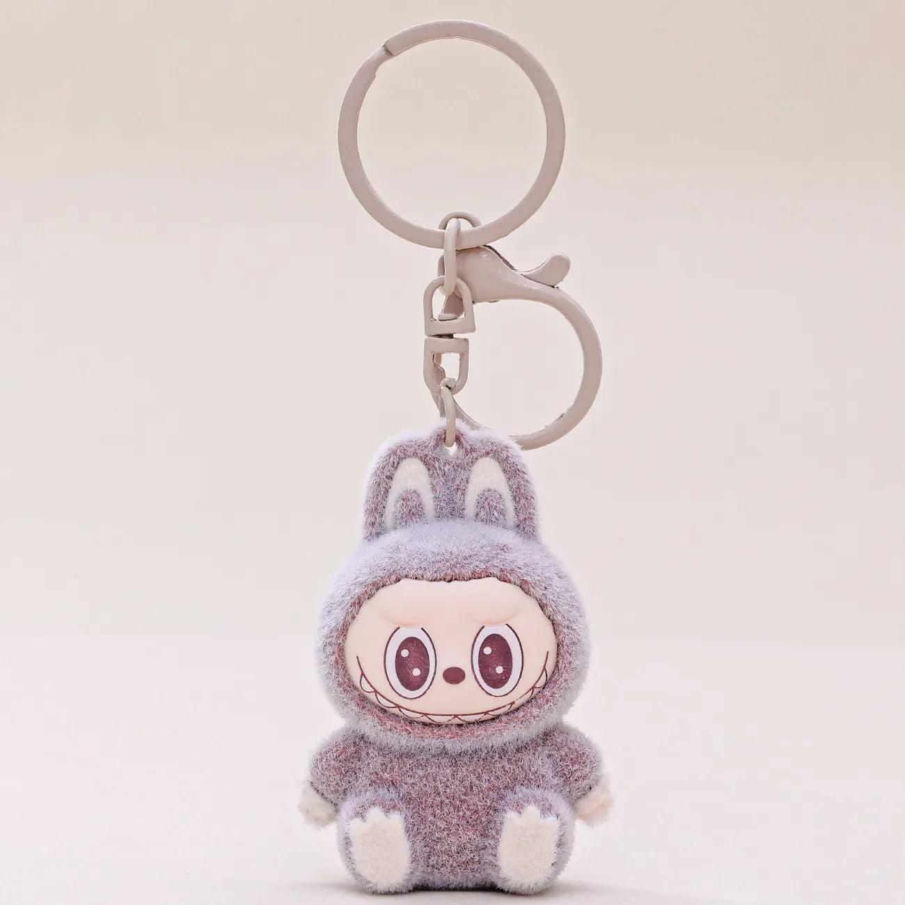 Labubu Have a Seat Mini Flock Keychain
