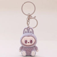 Labubu Have a Seat Mini Flock Keychain
