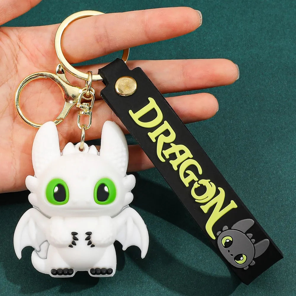 Toothless & Light Fury Elite Dragon Keychains