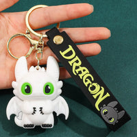 Toothless & Light Fury Elite Dragon Keychains