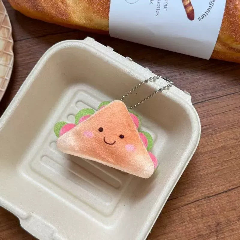 Mini Gourmet Snacks Plush Keychain