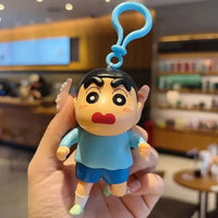 Shinichan Race-Ready Pull String Keychain