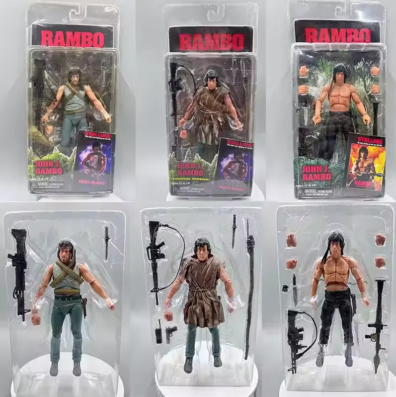 NECA Rambo Movie Figures Collection (18 cm)