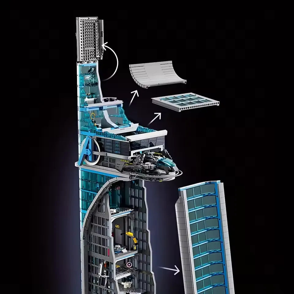 Marvel Avengers Tower Building Blocks (5201 Pcs)