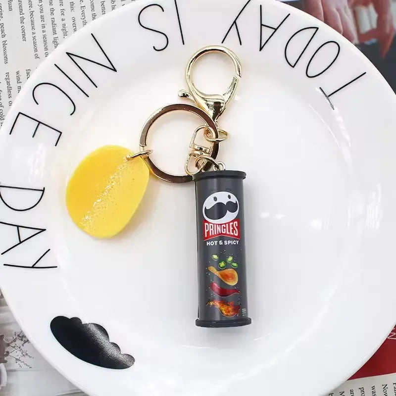 Pringles Crunch Box Keychain