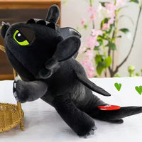Night Fury Toothless Premium Lying Plush Pillow (35 cm)