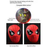 SpiderVision Luxe Mask: Spider-Man Mask with Moving Eyes