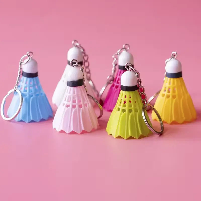Smash Shuttlecock Sports Keychain