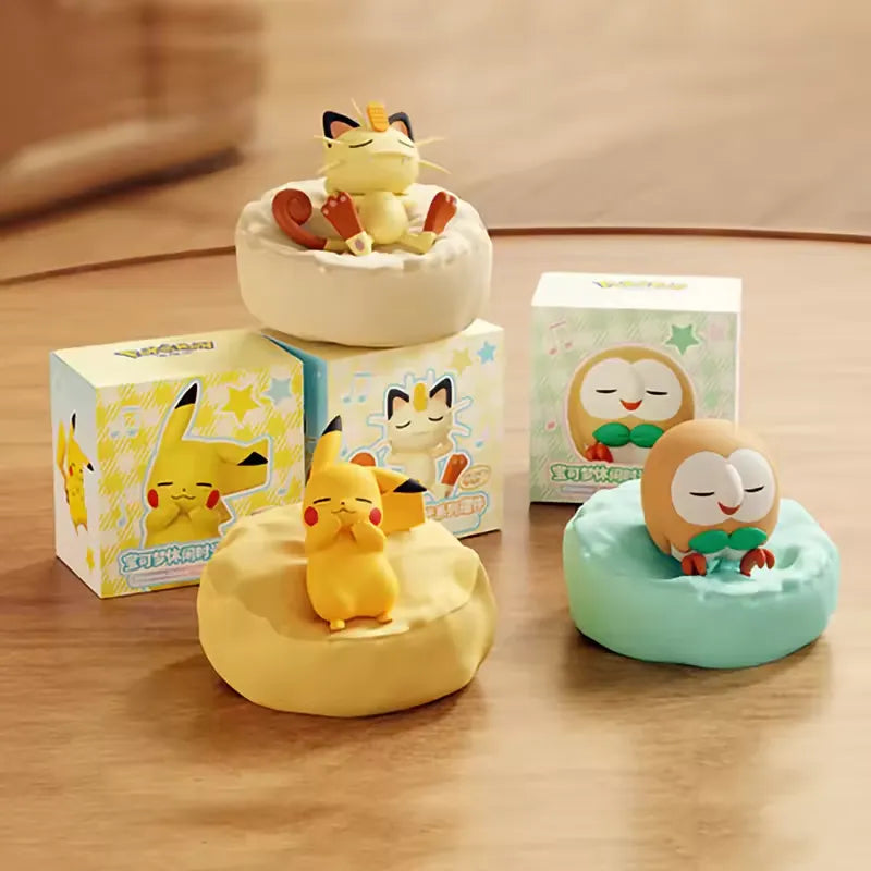 Genuine Pokemon Leisure Time Series Figurines