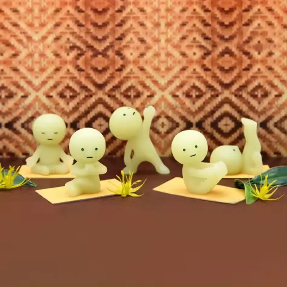 Smiski Yoga Series Glow in the Dark Figurines