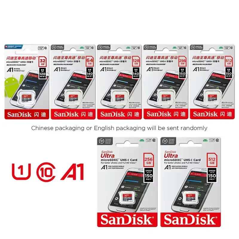 Sandisc Ultra TF Memory Card (upto 1 TB)