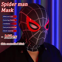 SpiderVision Luxe Mask: Spider-Man Mask with Moving Eyes
