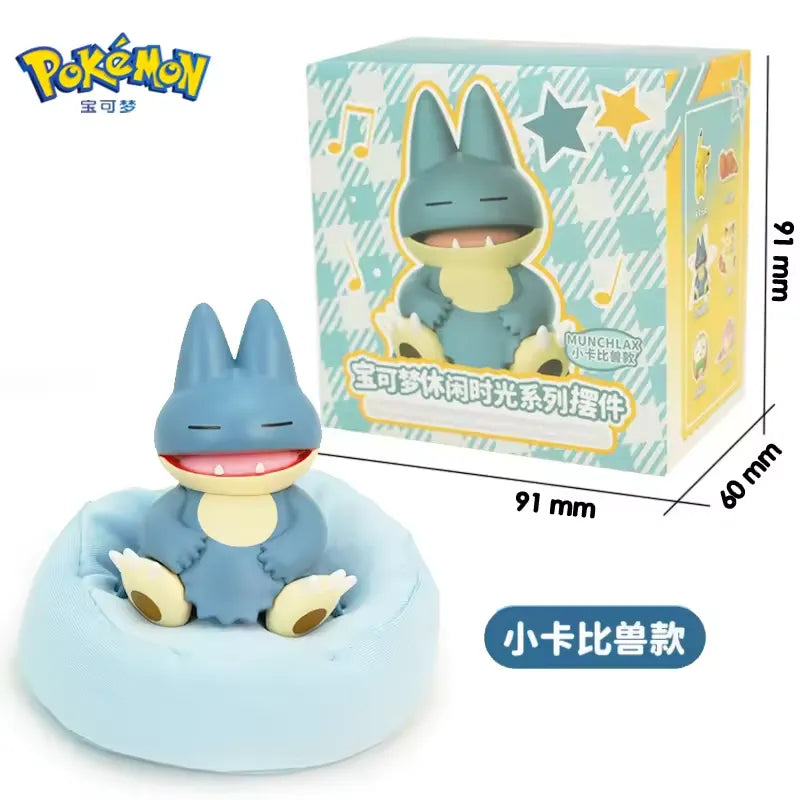 Genuine Pokemon Leisure Time Series Figurines