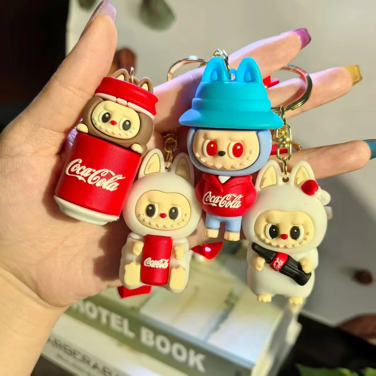 Labubu Cola Squad Blind Box Keychain